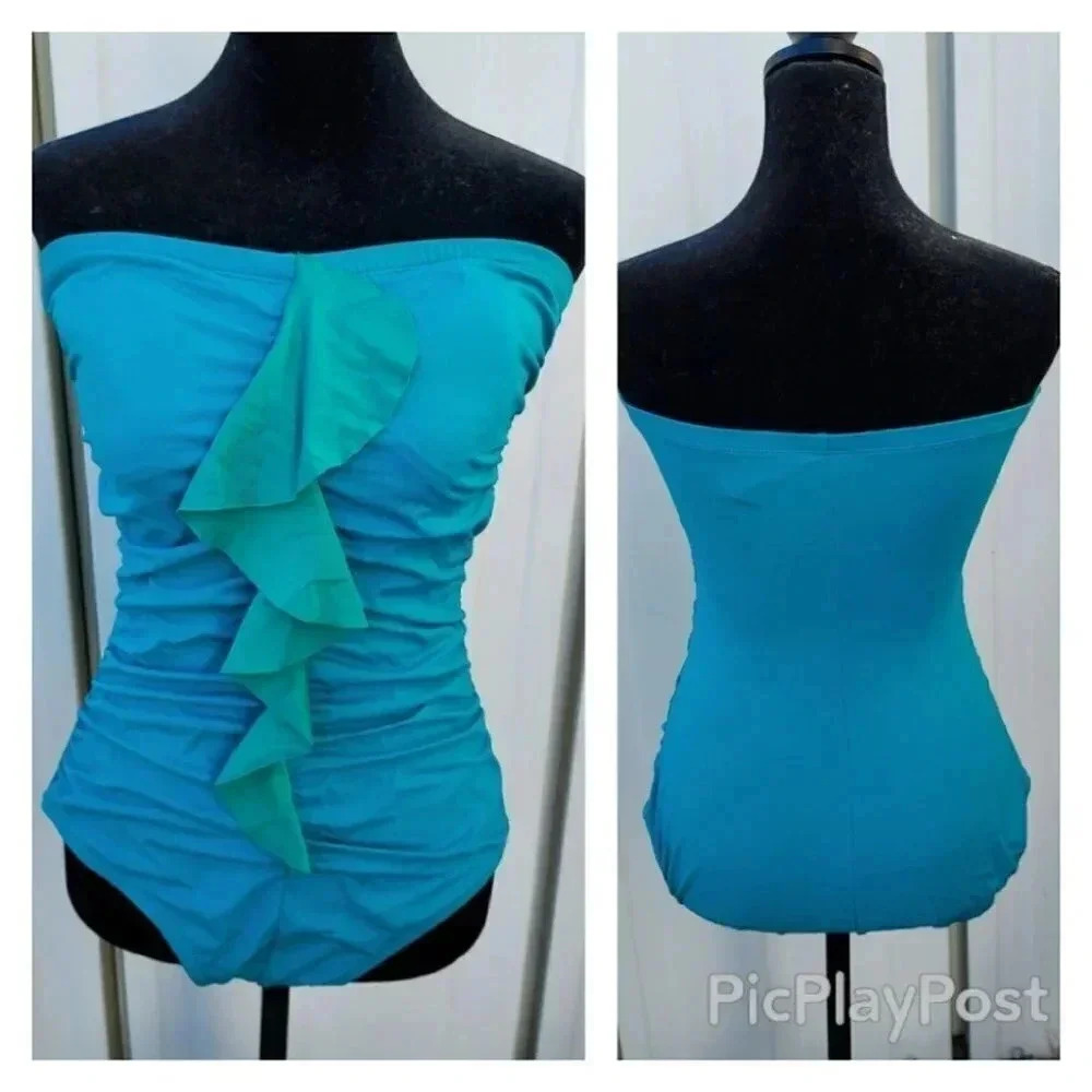 Jantzen Classics Swimwear Blue/Turquoise Bathing suit